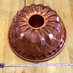 Copper Bundt mold